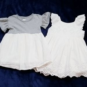 Baby Gap sz 2 baby girl dresses. VGUC